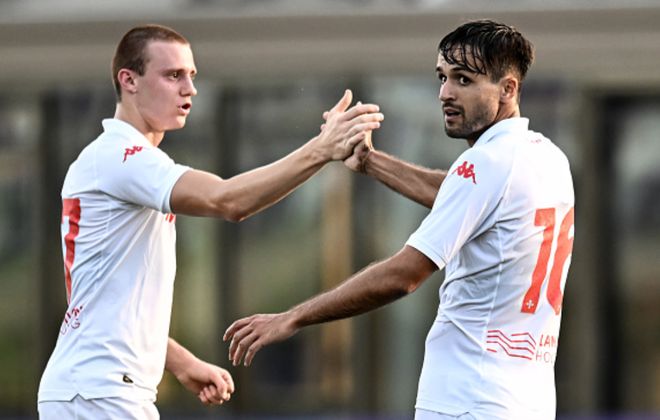 [中超]弗兰克头球摆渡 王钰栋垫射梅开二度